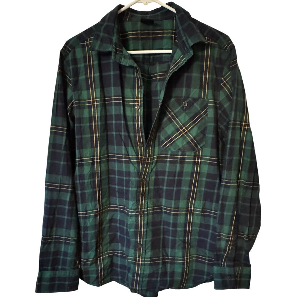 The North Face men’s plaid flannel medium